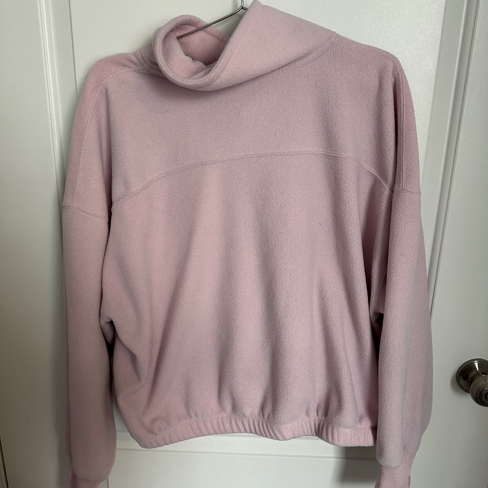 Pink Fleece Half Zip Up